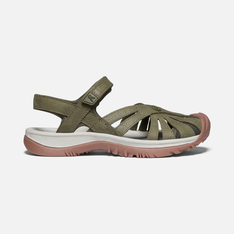 Keen Leather Rose Sandals - Women's Green Sandals